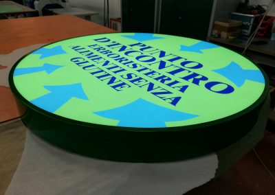 Produzione insegne luminose personalizzate Treviso