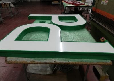 Produzione lettere scatolate Treviso